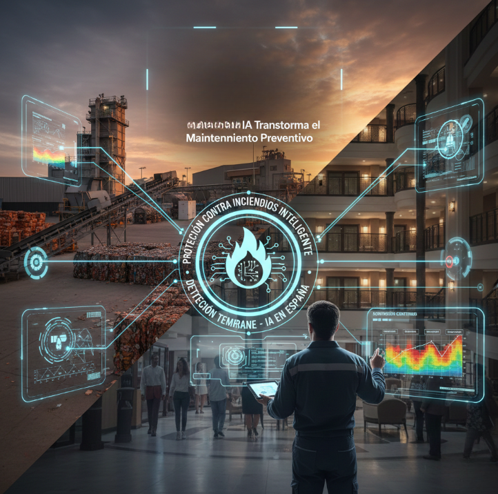 La Inteligencia Artificial entra dentro de la protección contra incendios